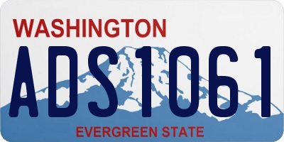 WA license plate ADS1061