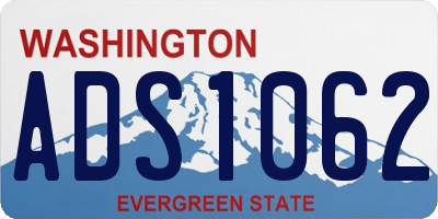 WA license plate ADS1062
