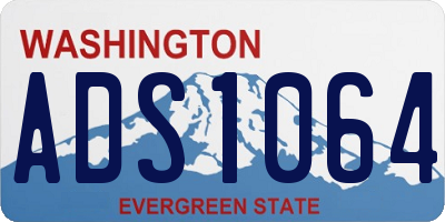 WA license plate ADS1064