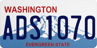 WA license plate ADS1070