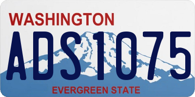 WA license plate ADS1075