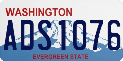 WA license plate ADS1076