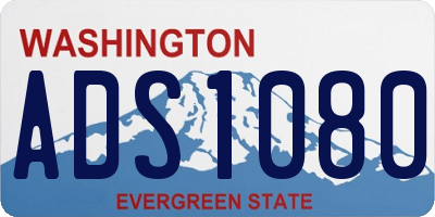 WA license plate ADS1080