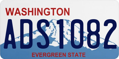 WA license plate ADS1082