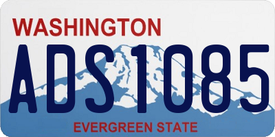 WA license plate ADS1085