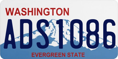 WA license plate ADS1086