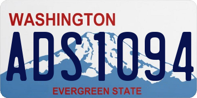 WA license plate ADS1094