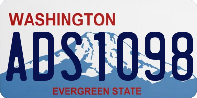 WA license plate ADS1098