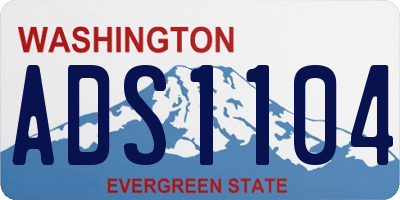WA license plate ADS1104