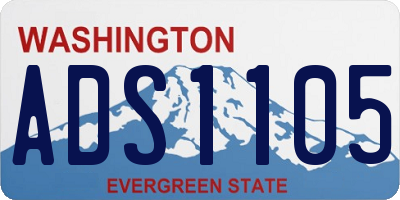 WA license plate ADS1105