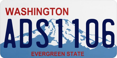 WA license plate ADS1106