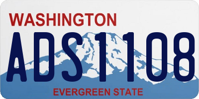 WA license plate ADS1108