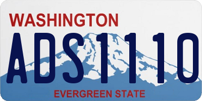 WA license plate ADS1110