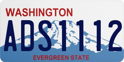 WA license plate ADS1112