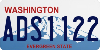 WA license plate ADS1122