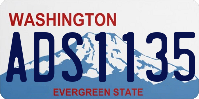 WA license plate ADS1135