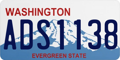 WA license plate ADS1138