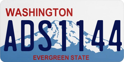 WA license plate ADS1144