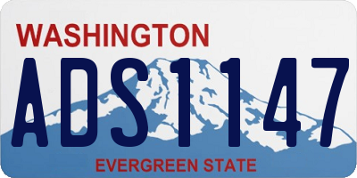 WA license plate ADS1147