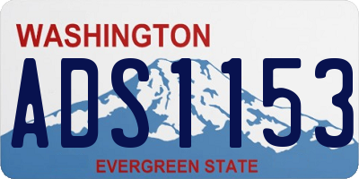 WA license plate ADS1153