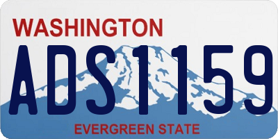 WA license plate ADS1159