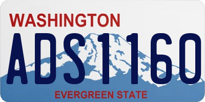 WA license plate ADS1160