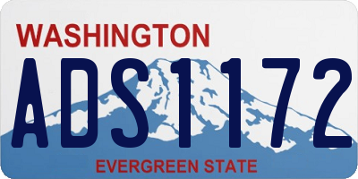 WA license plate ADS1172