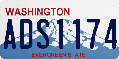 WA license plate ADS1174