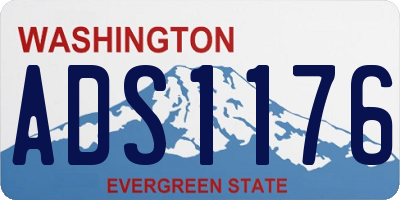 WA license plate ADS1176