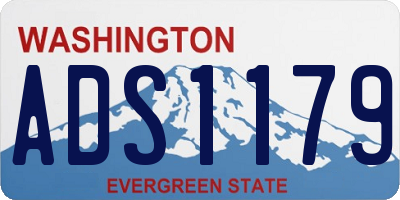 WA license plate ADS1179