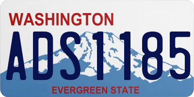 WA license plate ADS1185