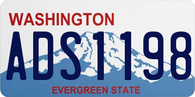 WA license plate ADS1198