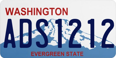 WA license plate ADS1212