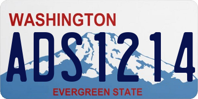 WA license plate ADS1214