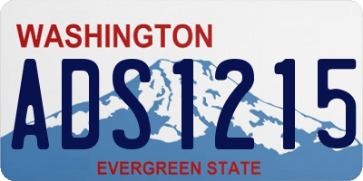 WA license plate ADS1215