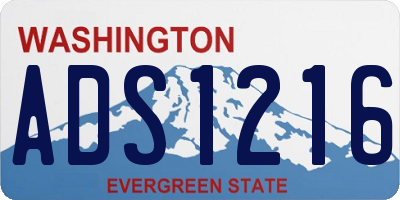 WA license plate ADS1216
