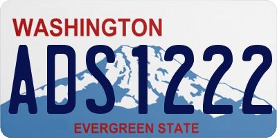 WA license plate ADS1222
