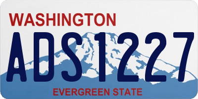 WA license plate ADS1227