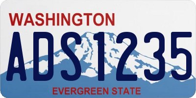 WA license plate ADS1235