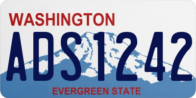 WA license plate ADS1242