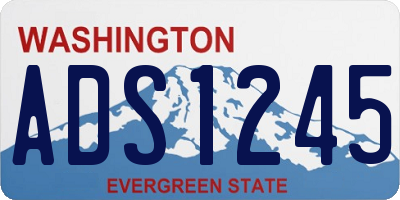 WA license plate ADS1245