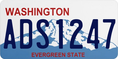 WA license plate ADS1247