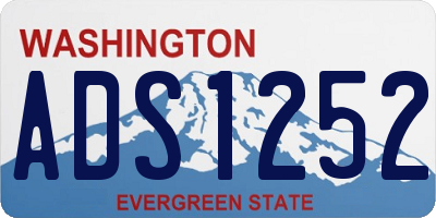 WA license plate ADS1252