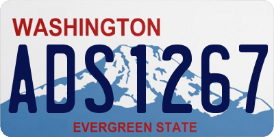 WA license plate ADS1267