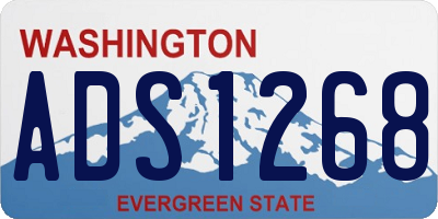 WA license plate ADS1268