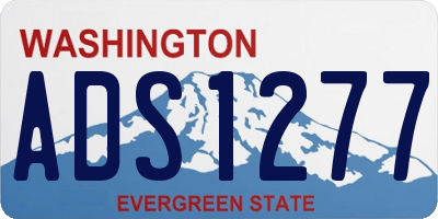 WA license plate ADS1277