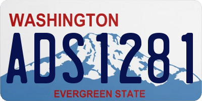 WA license plate ADS1281