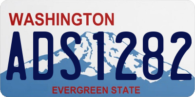 WA license plate ADS1282