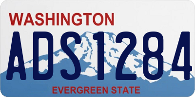 WA license plate ADS1284
