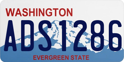 WA license plate ADS1286